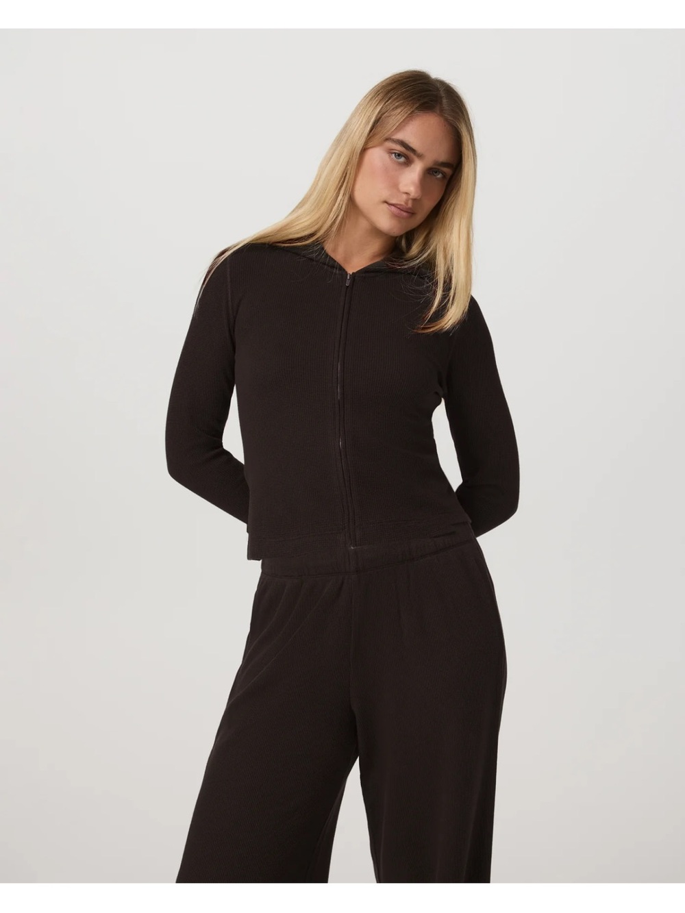 Vuori full zip hoodie dark Java